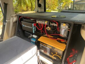 Electrical System in back of drawer system