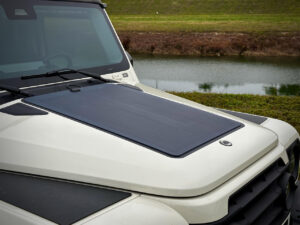 Lensun Solar Panel on Ineos Grenadier