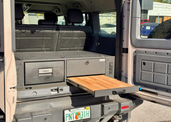 Drawer system for Ineos Grenadier w Dometic Fridge and Table