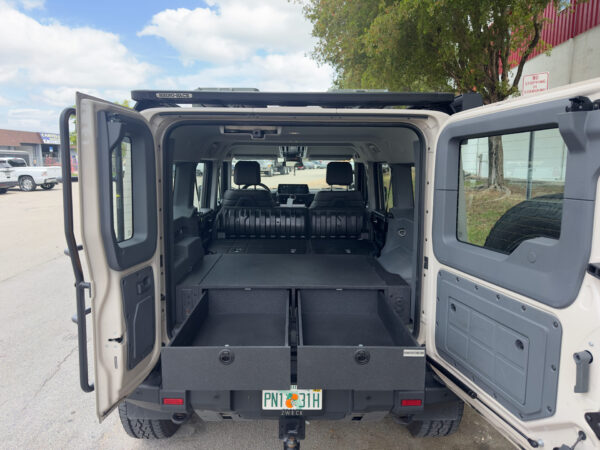 Low profile drawer system for Grenadier