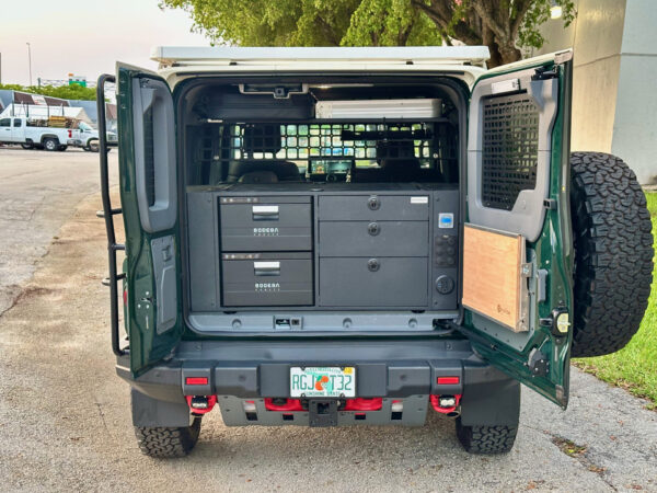Drawer system for Ineos Grenadier with 12v fridge